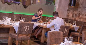 Entspannt zu zweit im Wellnesshotel essen